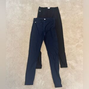 2 under armour cold gear leggings